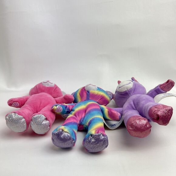 BUILD A BEAR Workshop Mini Buddies Plush Heart Cat Teddy Bear Unicorn Lot 7 in - Picture 6 of 10